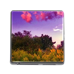 Purple Afternoon Memory Card Reader (square 5 Slot) by okhismakingart