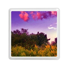 Purple Afternoon Memory Card Reader (square) by okhismakingart