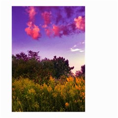 Purple Afternoon Small Garden Flag (two Sides) by okhismakingart