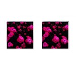 Bunches of Roses Cufflinks (Square) Front(Pair)