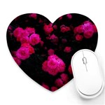 Bunches of Roses Heart Mousepads Front