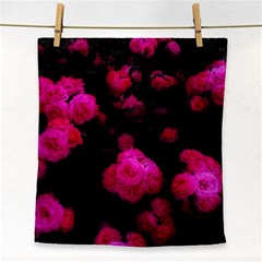 Bunches Of Roses Face Towel by okhismakingart