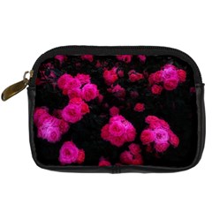 Bunches Of Roses Digital Camera Leather Case by okhismakingart