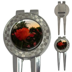 Rose Landscape 3-in-1 Golf Divots by okhismakingart