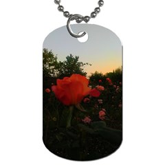 Rose Landscape Dog Tag (two Sides) by okhismakingart