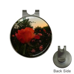 Rose Landscape Hat Clips With Golf Markers by okhismakingart