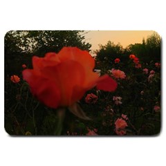 Rose Landscape Large Doormat  by okhismakingart