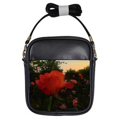 Rose Landscape Girls Sling Bag by okhismakingart