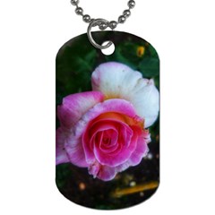 Spiral Rose Dog Tag (two Sides) by okhismakingart