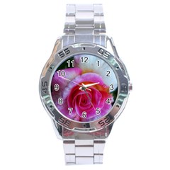 Spiral Rose Stainless Steel Analogue Watch by okhismakingart