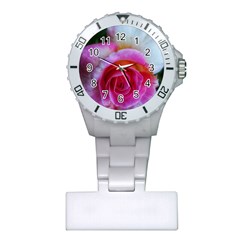 Spiral Rose Plastic Nurses Watch by okhismakingart