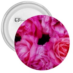 Pink Roses 3  Buttons by okhismakingart