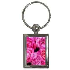 Pink Roses Key Chains (rectangle) 