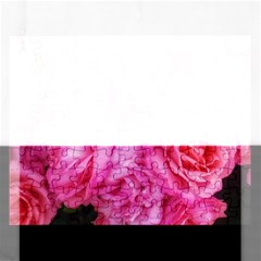 Pink Roses Rectangular Jigsaw Puzzl by okhismakingart