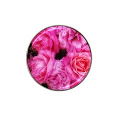 Pink Roses Hat Clip Ball Marker (10 Pack) by okhismakingart