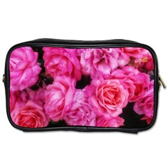 Pink Roses Toiletries Bag (one Side) by okhismakingart