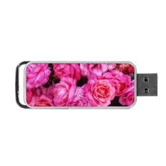 Pink Roses Portable Usb Flash (two Sides) by okhismakingart