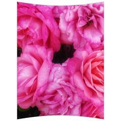 Pink Roses Back Support Cushion by okhismakingart