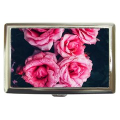 Pink Roses Ii Cigarette Money Case by okhismakingart