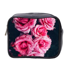 Pink Roses Ii Mini Toiletries Bag (two Sides) by okhismakingart