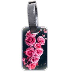 Pink Roses Ii Luggage Tags (two Sides) by okhismakingart