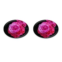 Bunches Of Roses (close Up) Cufflinks (oval) by okhismakingart