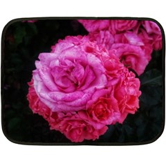 Bunches Of Roses (close Up) Fleece Blanket (mini) by okhismakingart