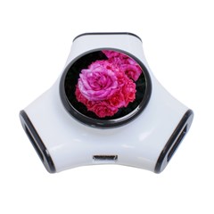 Bunches Of Roses (close Up) 3-port Usb Hub by okhismakingart