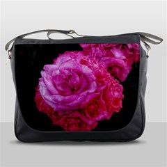 Bunches Of Roses (close Up) Messenger Bag by okhismakingart