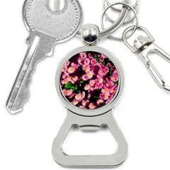 Pink Flower Bushes Bottle Opener Key Chains by okhismakingart