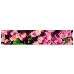 Pink Flower Bushes Small Flano Scarf by okhismakingart