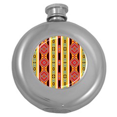 Rhombus And Stripes           Hip Flask (5 Oz) by LalyLauraFLM