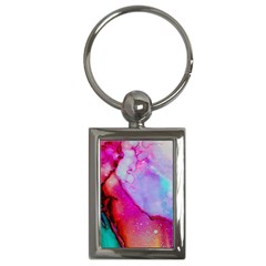 Red Purple Green Ink            Key Chain (rectangle)