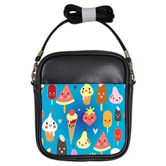 Cute Food Characters Clipart             Girls Sling Bag by LalyLauraFLM