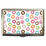 Donut pattern with funny candies Cigarette Money Case Front