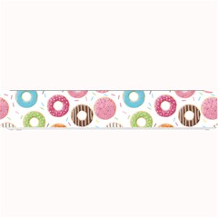 Donut Pattern With Funny Candies Small Bar Mats by genx