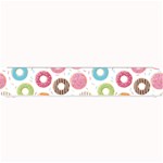 Donut pattern with funny candies Small Bar Mats 24 x4  Bar Mat