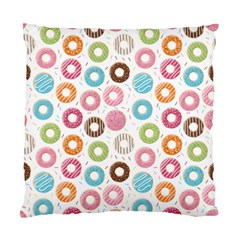 Donut Pattern With Funny Candies Standard Cushion Case (two Sides) by genx