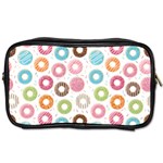 Donut pattern with funny candies Toiletries Bag (Two Sides) Front