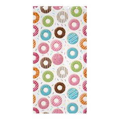 Donut Pattern With Funny Candies Shower Curtain 36  X 72  (stall)  by genx