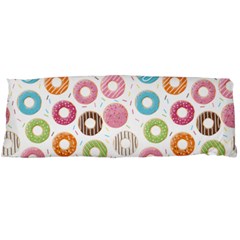 Donut Pattern With Funny Candies Body Pillow Case (dakimakura) by genx