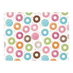 Donut Pattern With Funny Candies Double Sided Flano Blanket (mini)  by genx