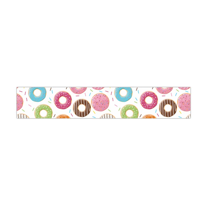 Donut pattern with funny candies Flano Scarf (Mini)