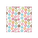 Donut pattern with funny candies Satin Bandana Scarf Front