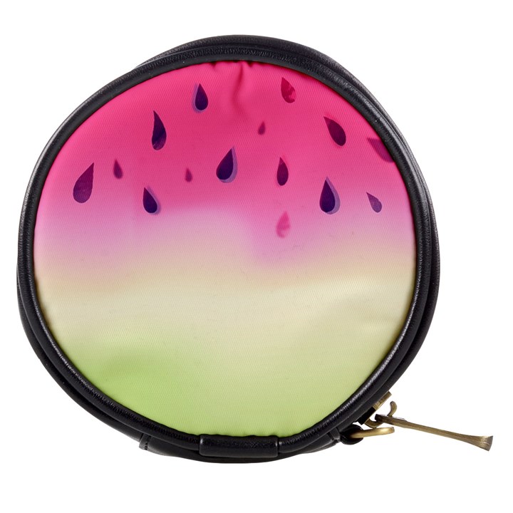 Watermelon Pastel Gradient Pink Watermelon Pastel Gradient Mini Makeup Bag