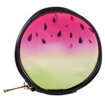 Watermelon Pastel Gradient Pink Watermelon Pastel Gradient Mini Makeup Bag Back