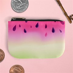 Watermelon Pastel Gradient Pink Watermelon Pastel Gradient Mini Coin Purse by genx