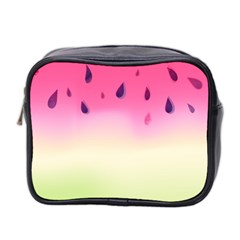 Watermelon Pastel Gradient Pink Watermelon Pastel Gradient Mini Toiletries Bag (two Sides) by genx