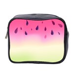 Watermelon Pastel Gradient Pink Watermelon Pastel Gradient Mini Toiletries Bag (Two Sides) Front