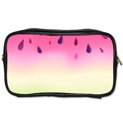 Watermelon Pastel Gradient Pink Watermelon Pastel Gradient Toiletries Bag (two Sides) by genx